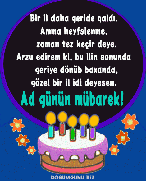 Ad günün mübarek mesaj