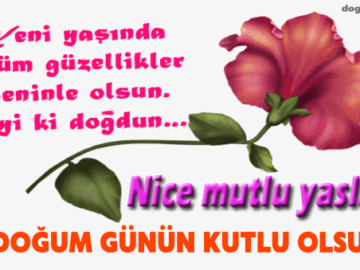 Doğum günün kutlu olsun