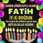 Doğum günün kutlu olsun Fatih