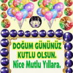 Doğum gününüz kutlu olsun