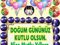 Doğum gününüz kutlu olsun