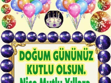 Doğum gününüz kutlu olsun
