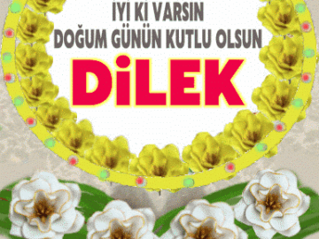 iyi ki doğdun Dilek