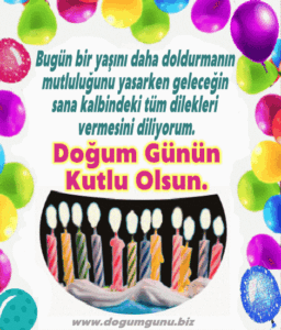 Doğum günü mesajı