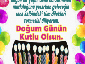 Doğum günü mesajı