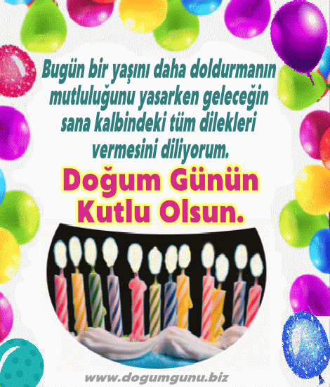 Doğum günü mesajı