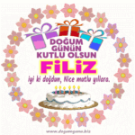 iyiki doğdun Filiz