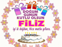 iyiki doğdun Filiz