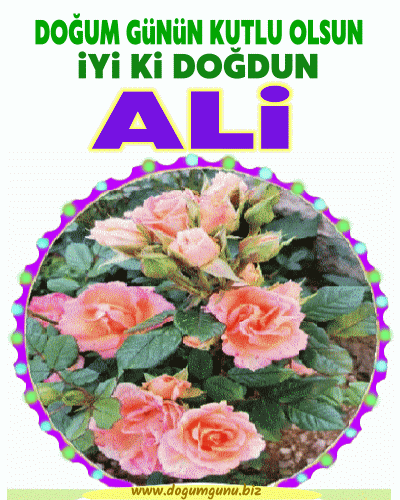 iyiki doğdun Ali