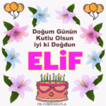 iyiki doğdun Elif