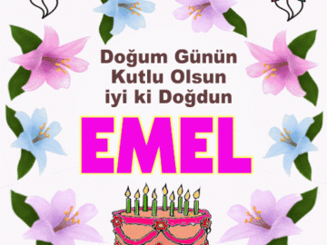iyiki doğdun Emel