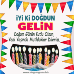 iyiki doğdun gelin gif