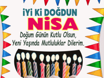 iyiki doğdun Nisa