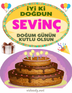 iyiki doğdun Sevinç