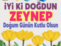 iyiki doğdun Zeynep