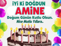 iyiki doğdun Amine