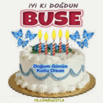 iyiki doğdun Buse