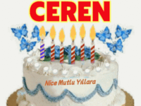iyiki doğdun Ceren