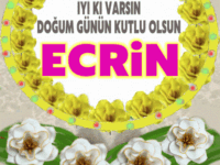 iyiki doğdun Ecrin