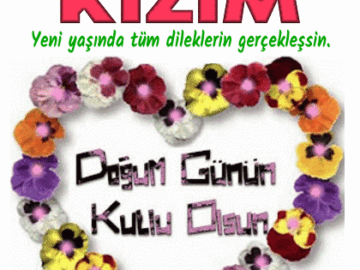 iyiki doğdun Canım Kızım