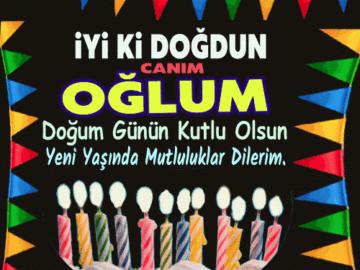 iyiki doğdun oğlum