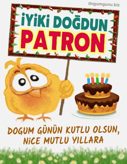 iyiki doğdun Patron