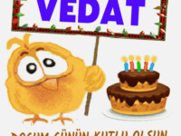 iyiki doğdun Vedat