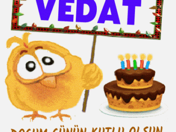 iyiki doğdun Vedat