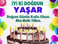 iyiki doğdun Yaşar