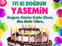 iyiki doğdun Yasemin