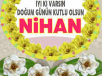 iyiki doğdun Nihan