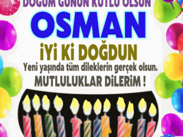 iyiki doğdun Osman