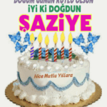 iyi ki doğdun Şaziye