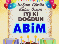 iyi ki doğdun Abim