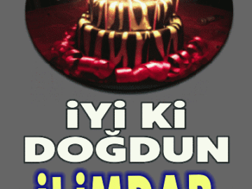 iyiki doğdum İlimdar gif