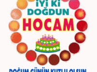 iyiki doğdun Hocam