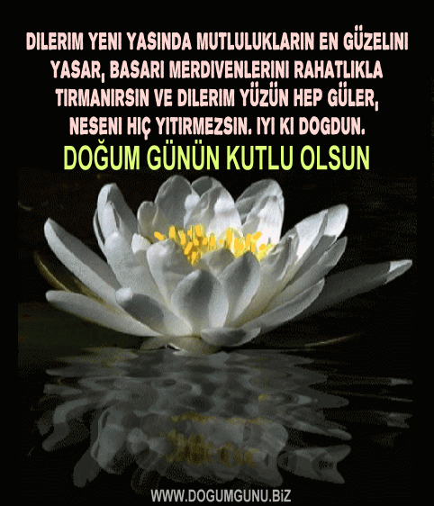 Doğum günün kutlu olsun