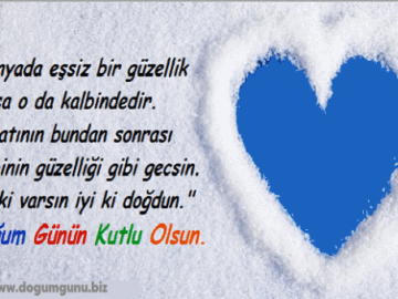 doğum günü kalpli gif mesaj