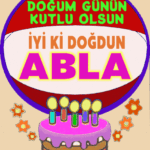 Ablaya doğum günü gif resim