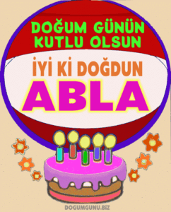 Ablaya doğum günü gif resim