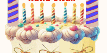 Pastalı doğum günü tebrik gif