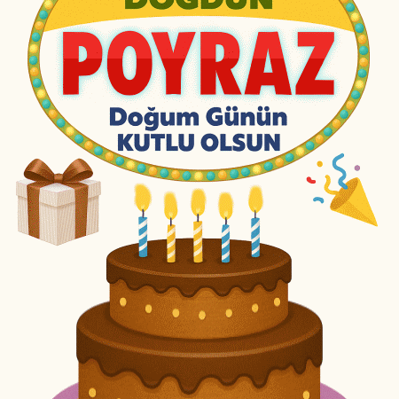 doğum günün kutlu olsun Poyraz gif mesaj