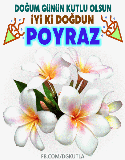 doğum günün kutlu olsun Poyraz gif mesaj