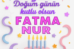 iyi ki doğdun Fatmanur Gif