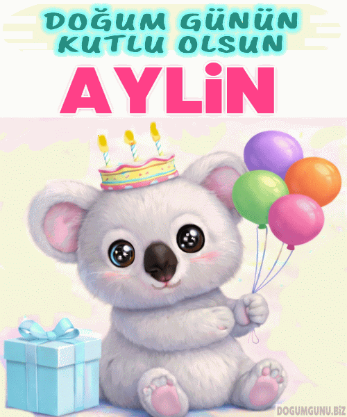 Aylin doğum günü gif