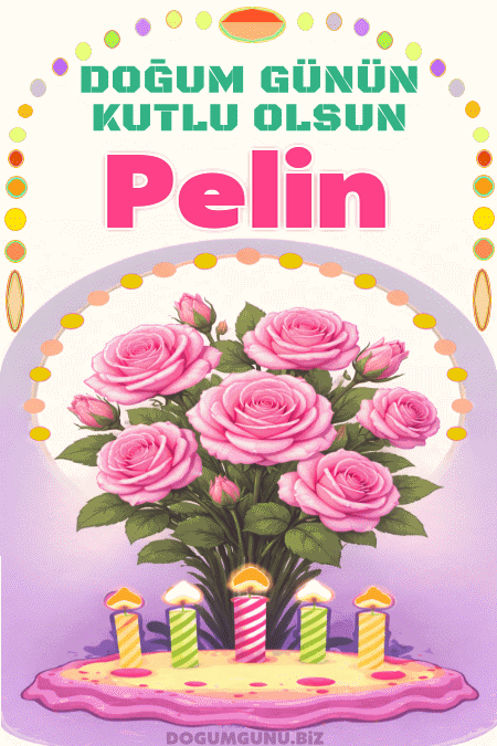 Pelin doğum günü gif